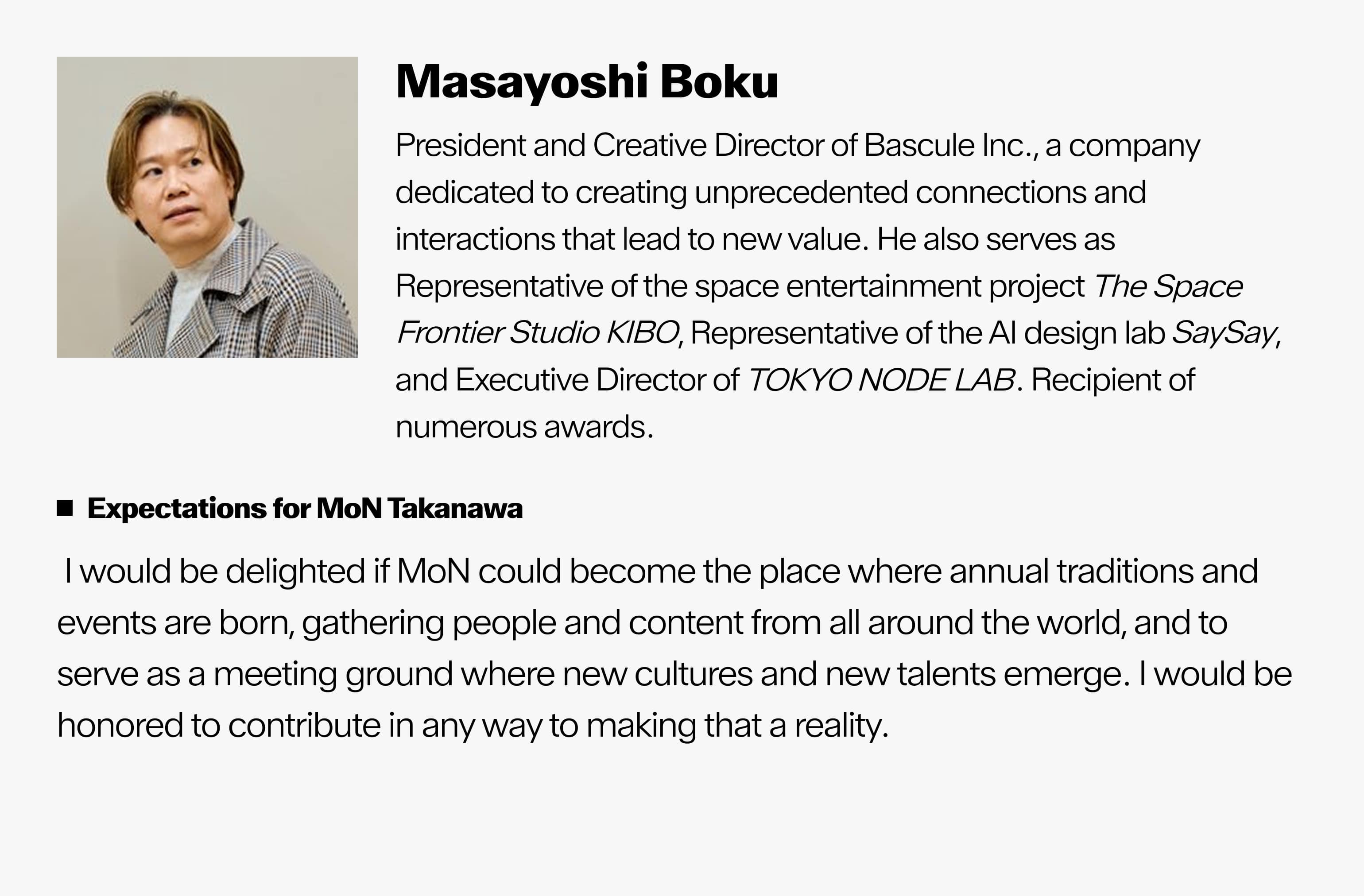 Masayoshi Boku