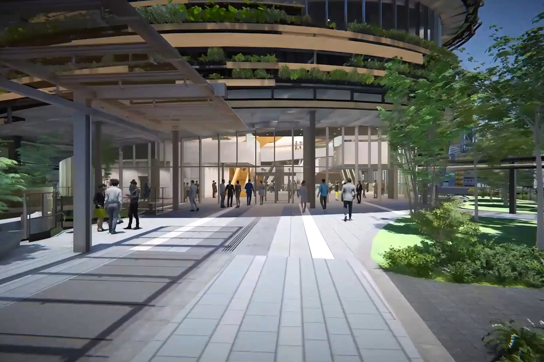 MoN Takanawaの広々とした展示空間と緑あふれる館内施設